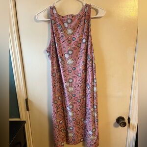 5 MORE MINUTES Y2K MAKEUP Pink Patterned Sleeveless Dress Nightgown 🩷✨